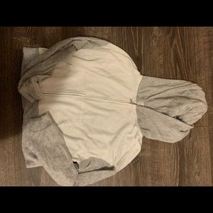 garage cropped hoodie